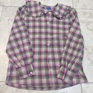 Free-Madison Me Plaid Peter Pan collar